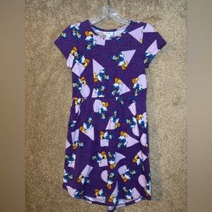 Donald Duck LulaRoe dress 12 kids